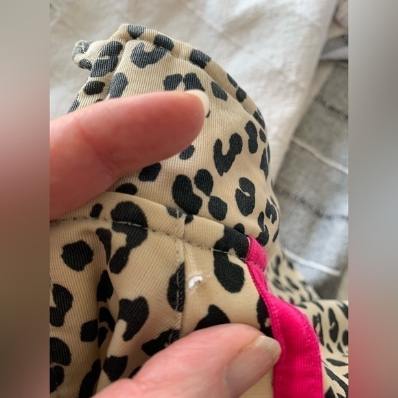 PUMA Girls Infant Leopard Print Pink Knit Zip Jacket Sweatshirt Sz 12 month - Picture 12 of 17